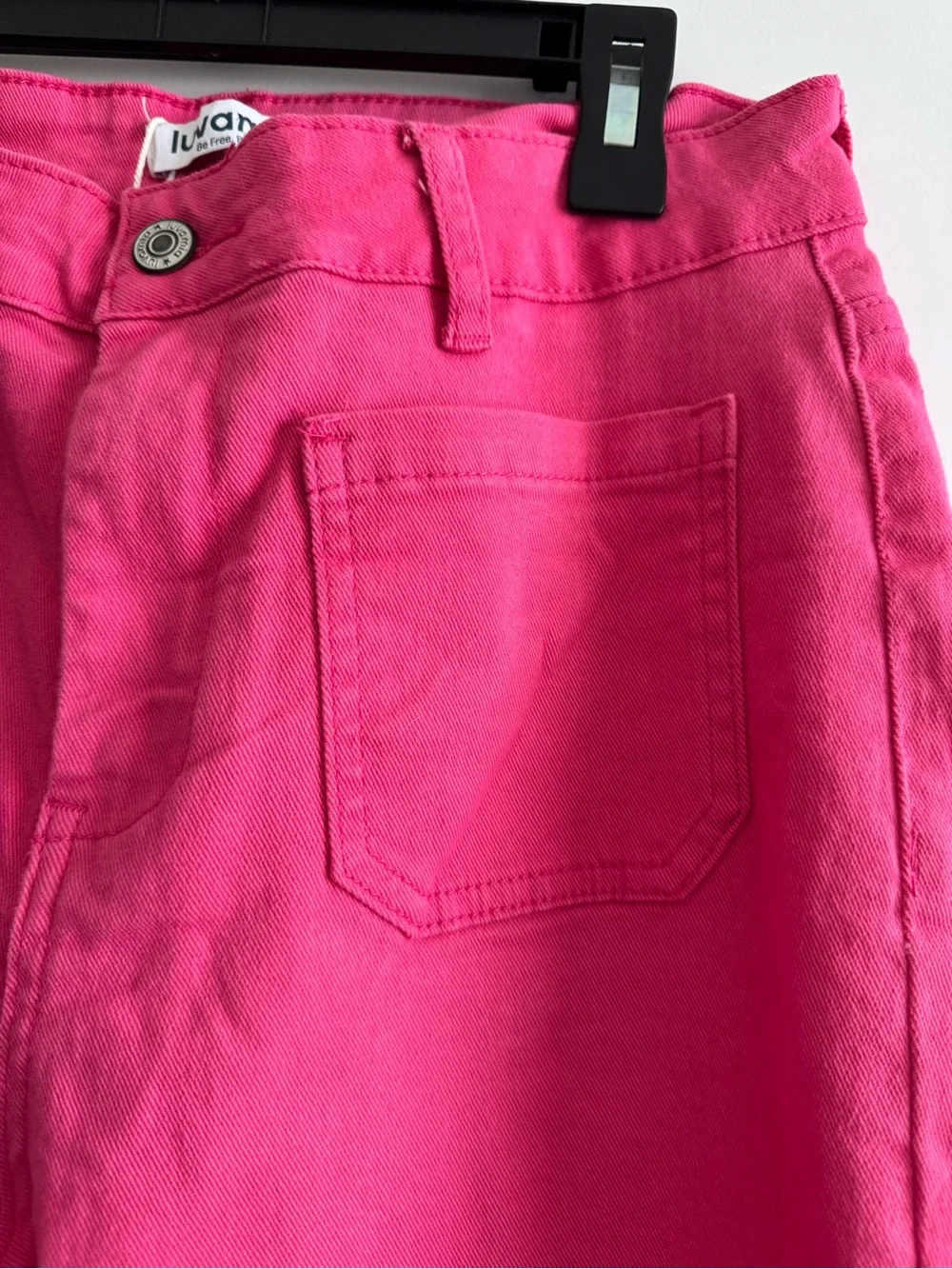 Women's Bright Pink Wide-Leg Jeans